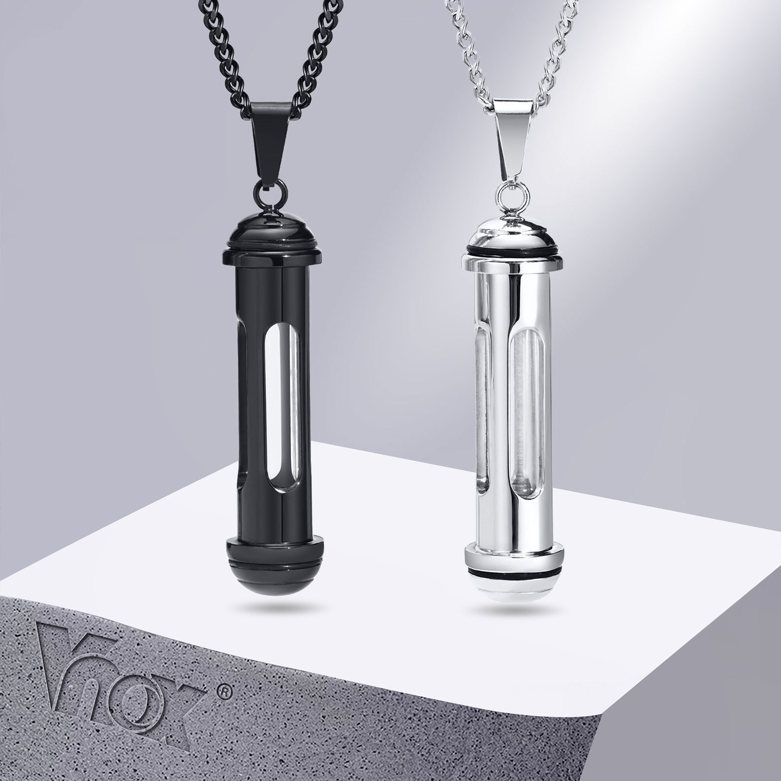Cuban Link Chain 12Mm - Vnox Kalung Baja Tahan Karat Pria,