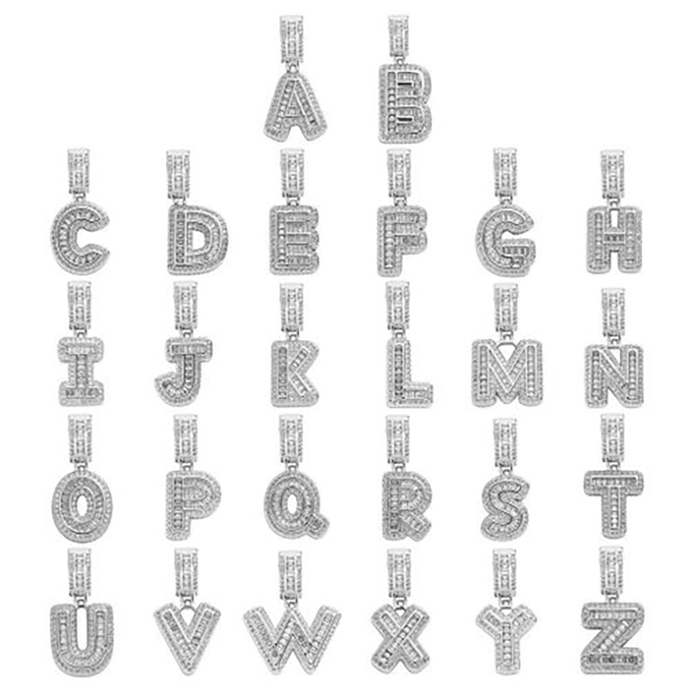 Initial Letter Necklace 18K Gold - Lapisan emas 18K asli huruf awal