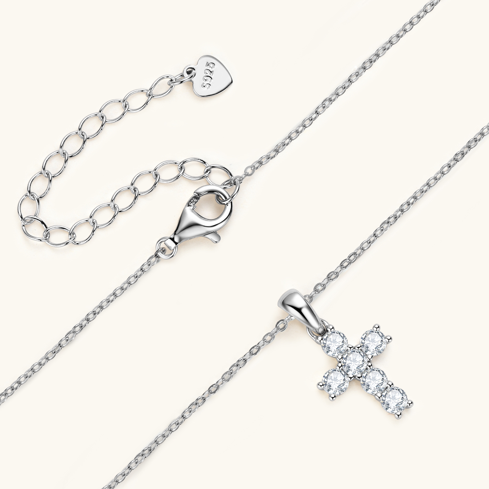 Kalung Liontin Salib Empat Cab - Cross Pendant Necklace Gold ulasan dan harga