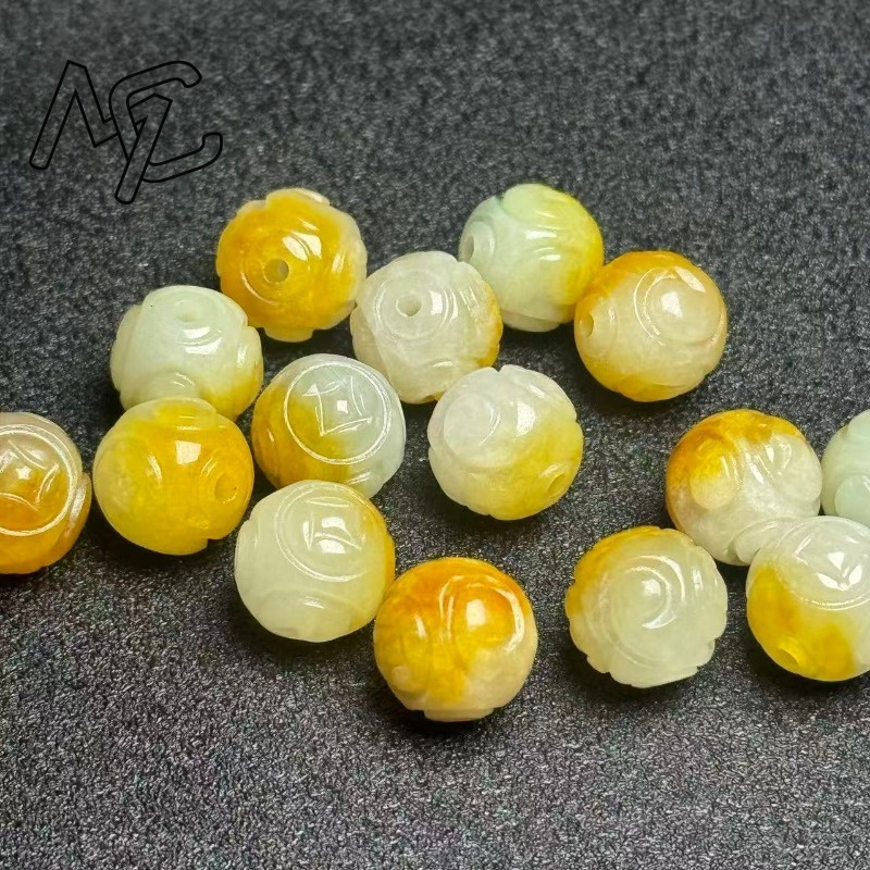 5pcs Manik-manik Bulat Giok Za - Bracelets ulasan dan harga