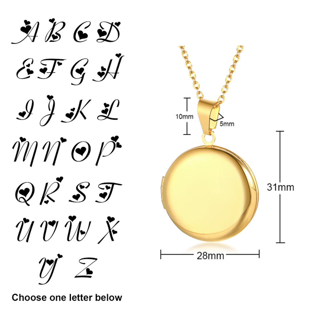 Liontin Locket Hati dengan Uki - Heart Locket Necklace Photo ulasan dan harga