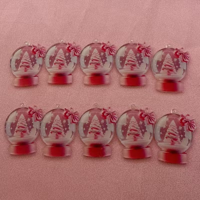 10 buah anting pohon kue bola  - Earrings ulasan dan harga