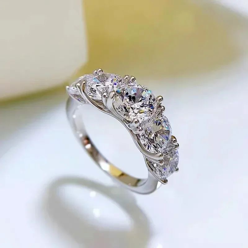 Cincin Kawin Emas Putih 18K Me - Moissanite Engagement Ring 1 Carat ulasan dan harga