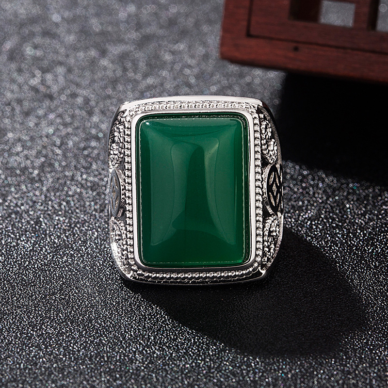 Cincin Giok Alami Hijau Perhia - Rings ulasan dan harga