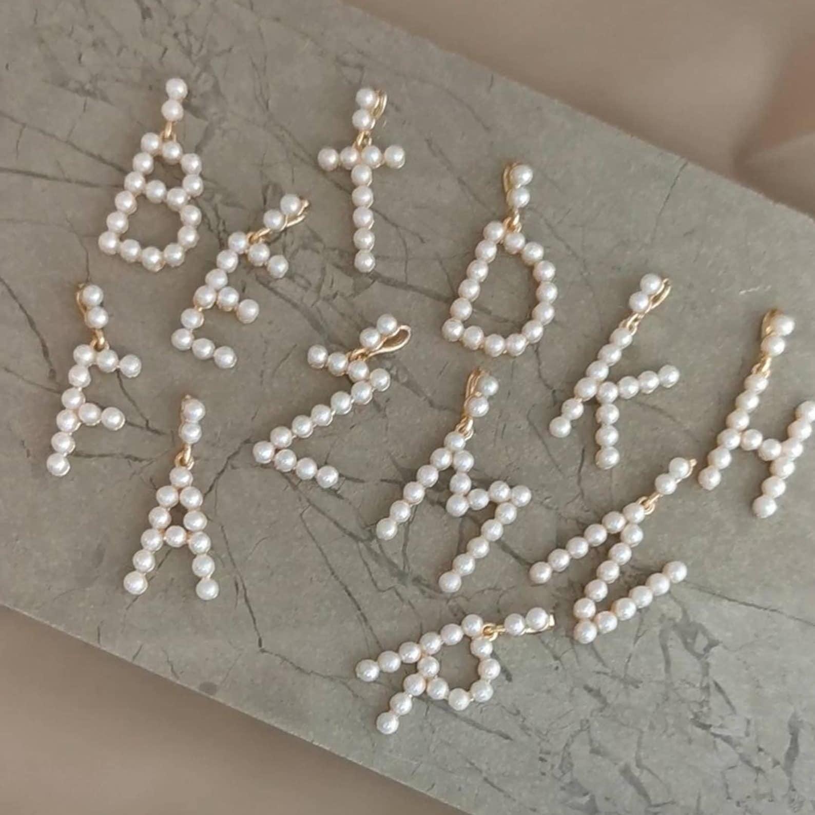 Liontin emas inisial mutiara k - Custom Name Necklace Stainless Steel ulasan dan harga