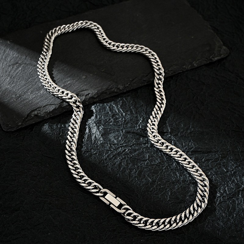 Kalung rantai Kuba Pria Wanita - Cuban Link Chain 12Mm ulasan dan harga