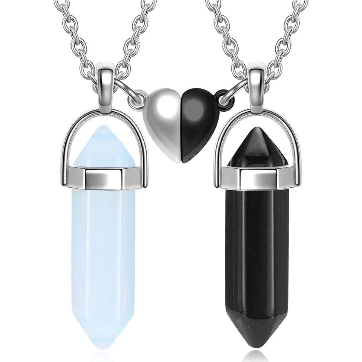 Kalung Persahabatan Kristal un - Magnetic Couple Matching Necklaces ulasan dan harga