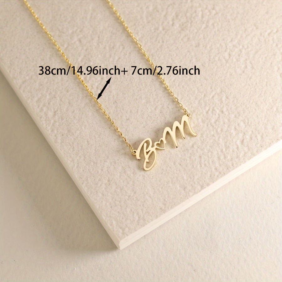Kalung Nama Kustom untuk Wanit - Custom Name Necklace Stainless Steel ulasan dan harga