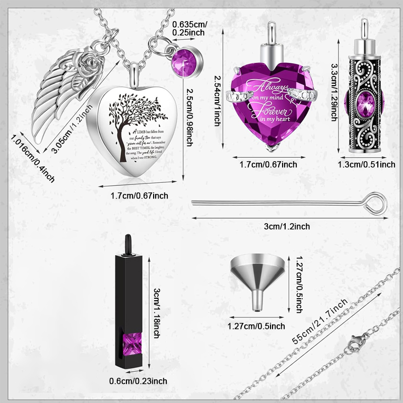 Kalung Guci 3 Model untuk Abu  - Heart Locket Necklace Photo ulasan dan harga
