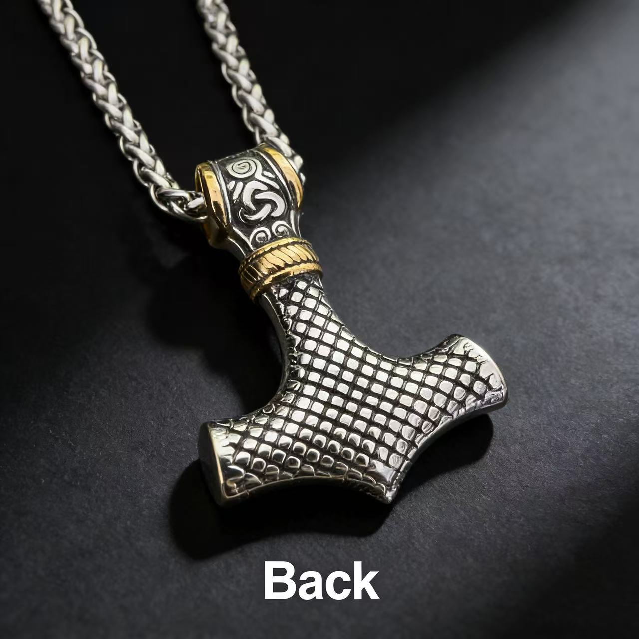 Kalung Rantai Liontin Rune Vik - Cuban Link Chain 12Mm ulasan dan harga