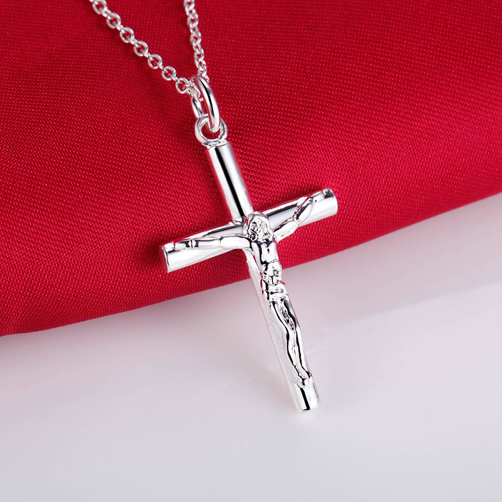 Kalung Salib Perak Sterling 92 - 925 Sterling Silver Chain Necklace Men ulasan dan harga