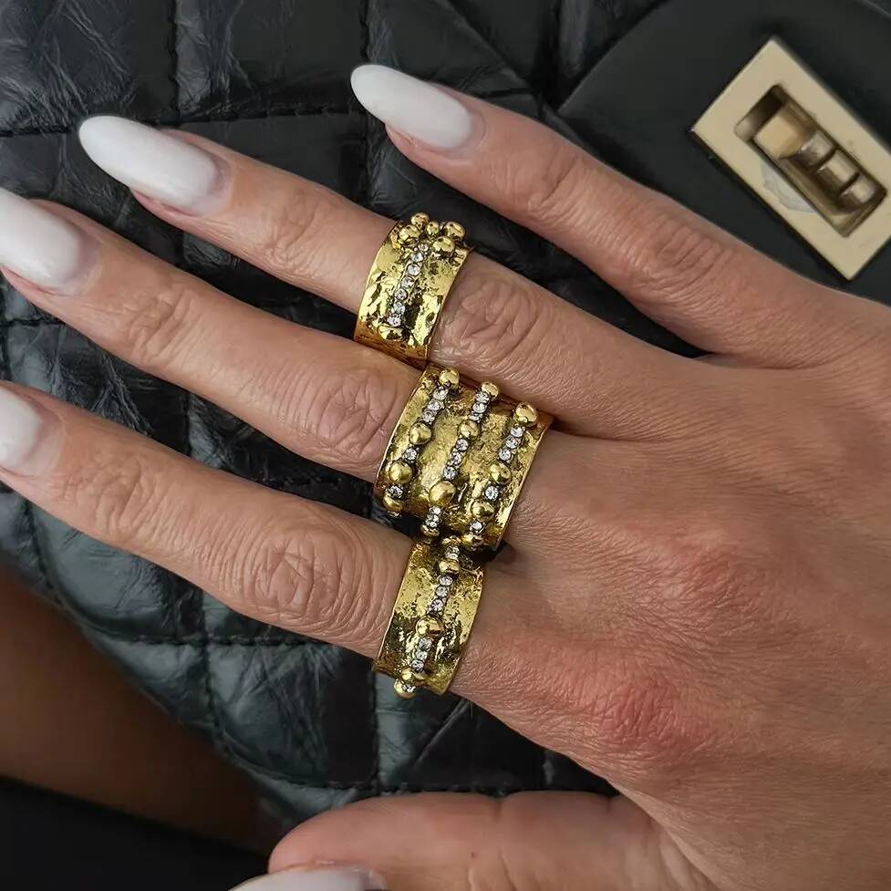 Ingemark 3 Buah Set Cincin Ter - Vintage Punk Knuckle Rings Set ulasan dan harga