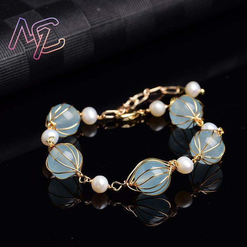Anting Manik Giok Alami Biru A - Earrings ulasan dan harga
