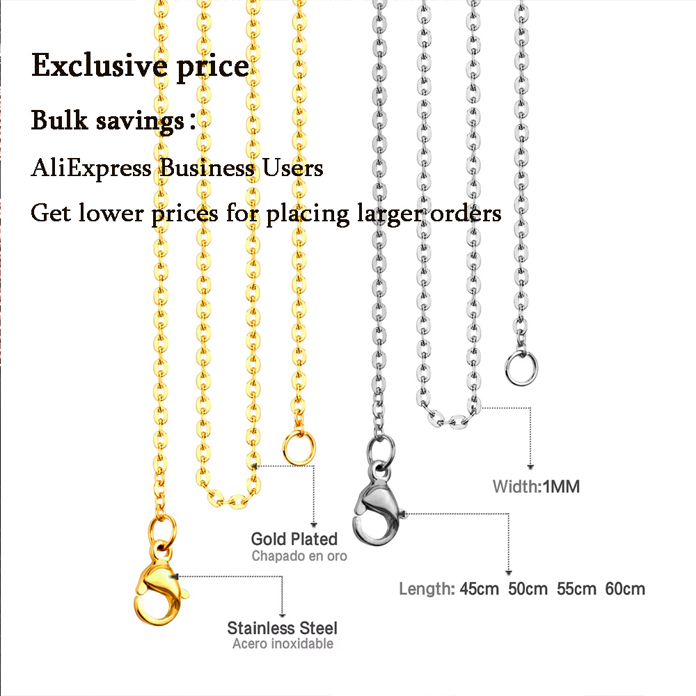 LUXUSTEEL 1-2mm 1/2 buah/10 bu - Cuban Link Chain 12Mm ulasan dan harga