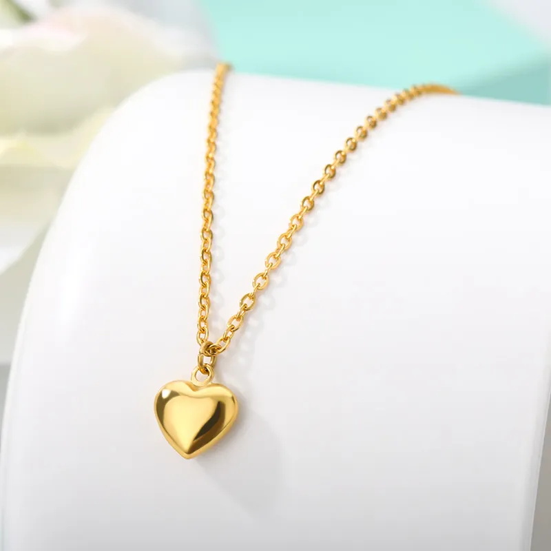 Kalung Mode 2022 WANITA baja n - Heart Locket Necklace Photo ulasan dan harga