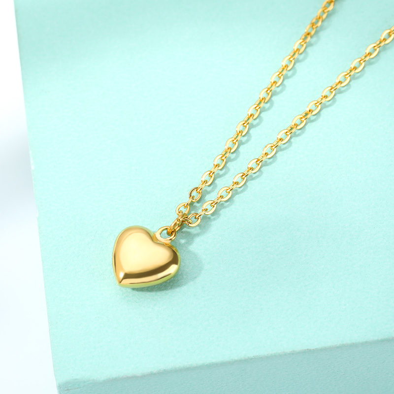 Kalung Mode 2022 WANITA baja n - Heart Locket Necklace Photo ulasan dan harga