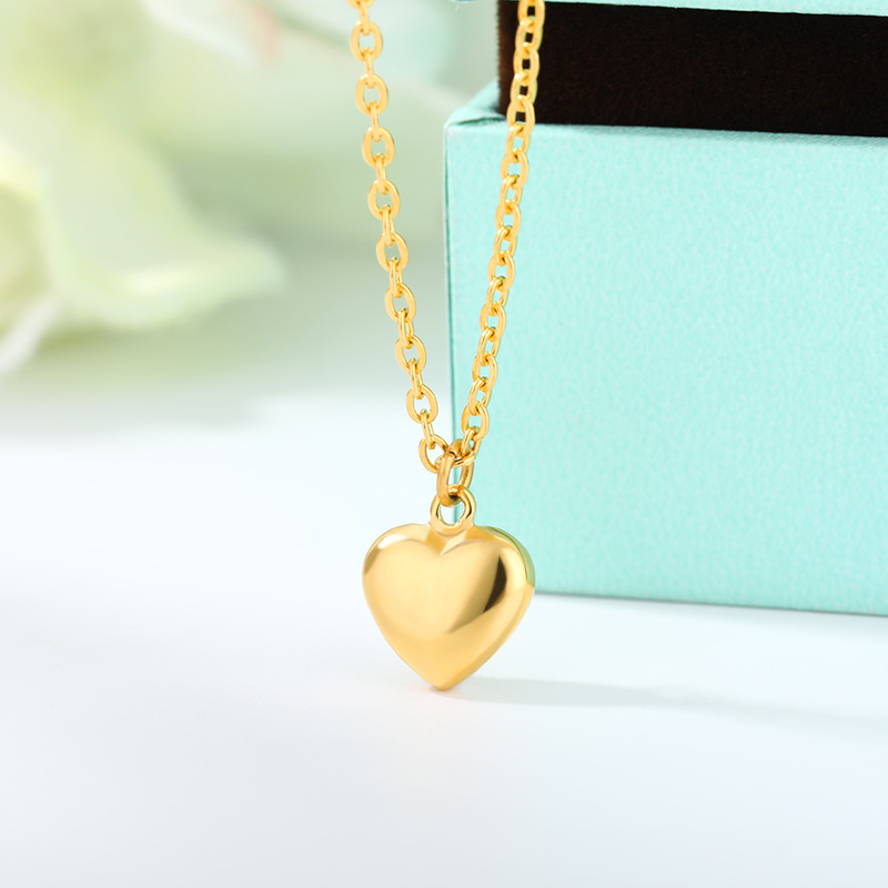 Kalung Mode 2022 WANITA baja n - Heart Locket Necklace Photo ulasan dan harga