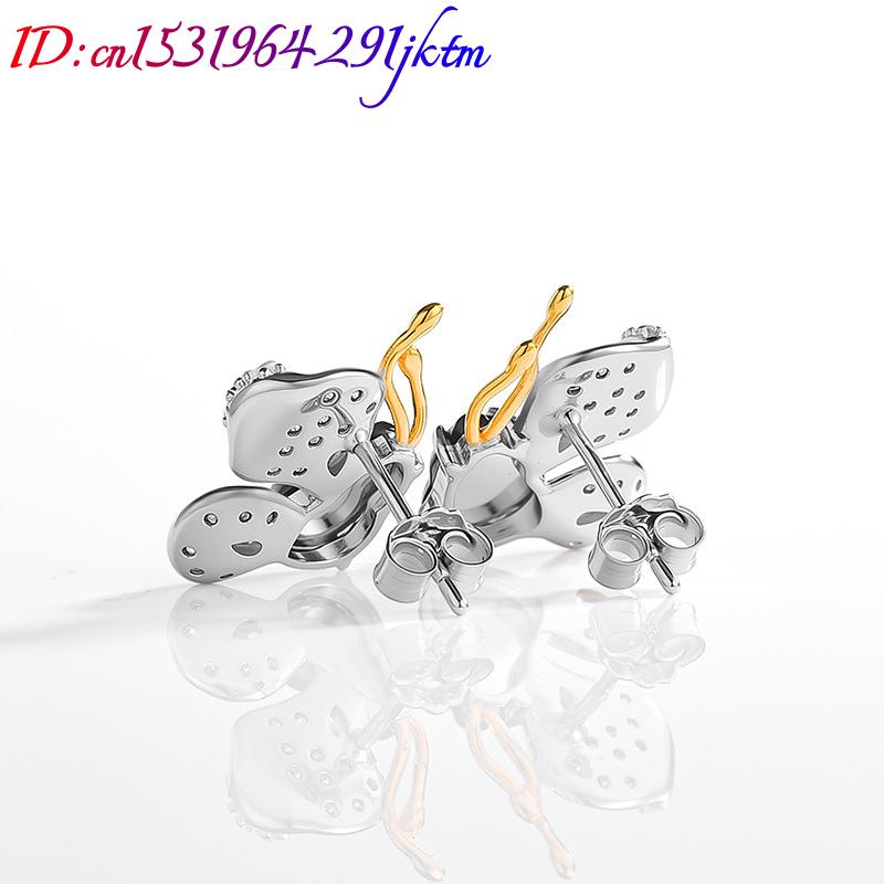 Anting Kupu-kupu Giok Burma Hi - Earrings ulasan dan harga