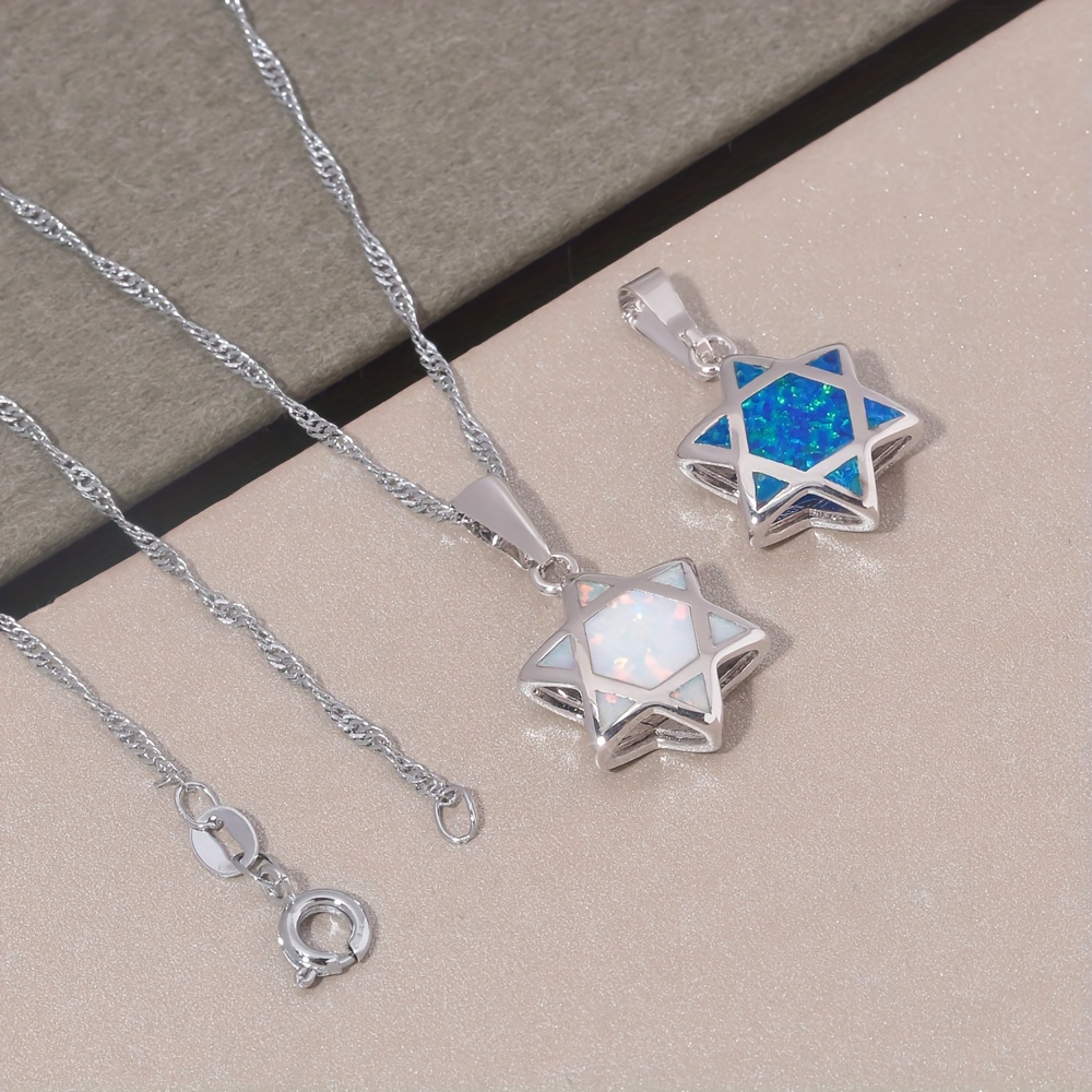 Kalung Liontin Opal Bintang Da - Necklaces ulasan dan harga