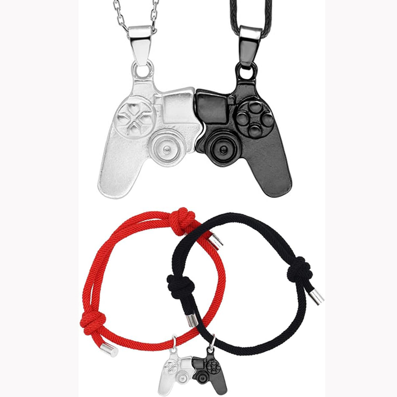 Set Kalung dan Gelang Pengontr - Magnetic Couple Matching Necklaces ulasan dan harga
