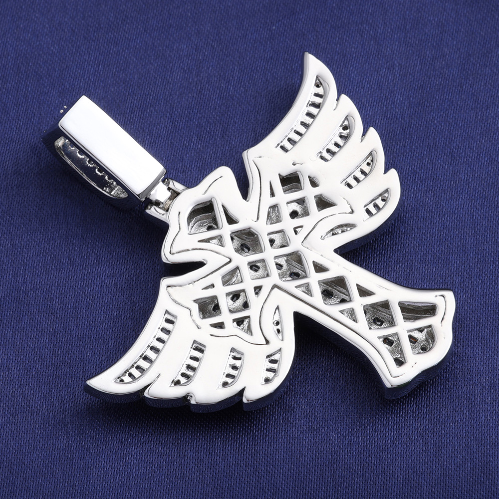 Hip Hop liontin salib malaikat - Cross Pendant Necklace Gold ulasan dan harga